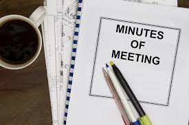 minutes of meetings