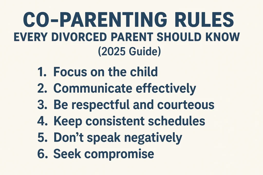 Co Parenting 2025Co-Parenting Rules Every Divorced Parent Should Know (2025 Guide)